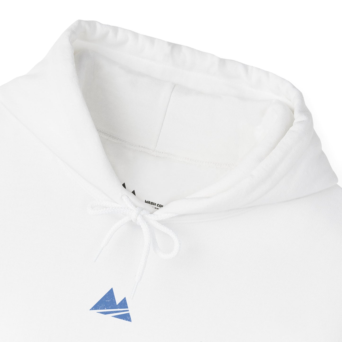 "Classic Hoodie" - White + Blue