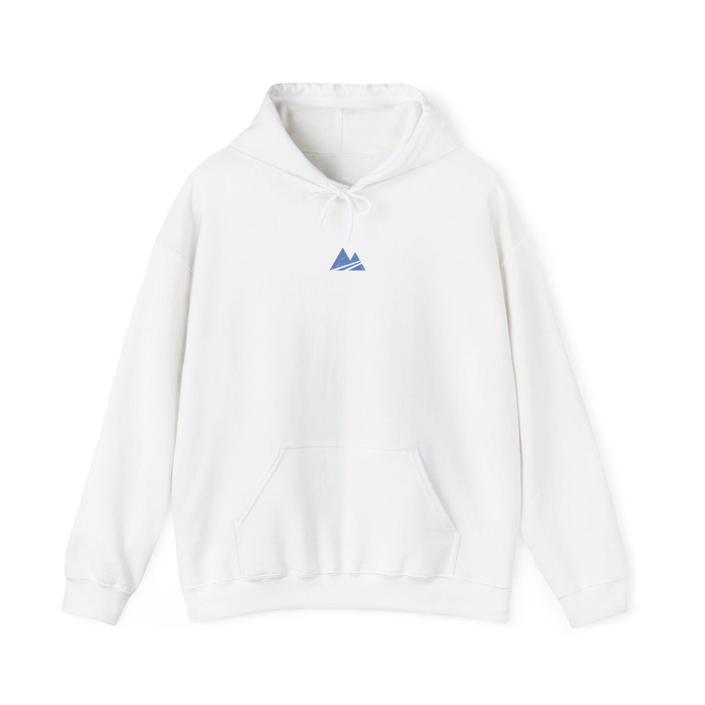 "Classic Hoodie" - White + Blue