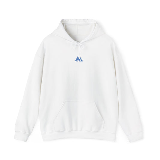 "Classic Hoodie" - White + Blue