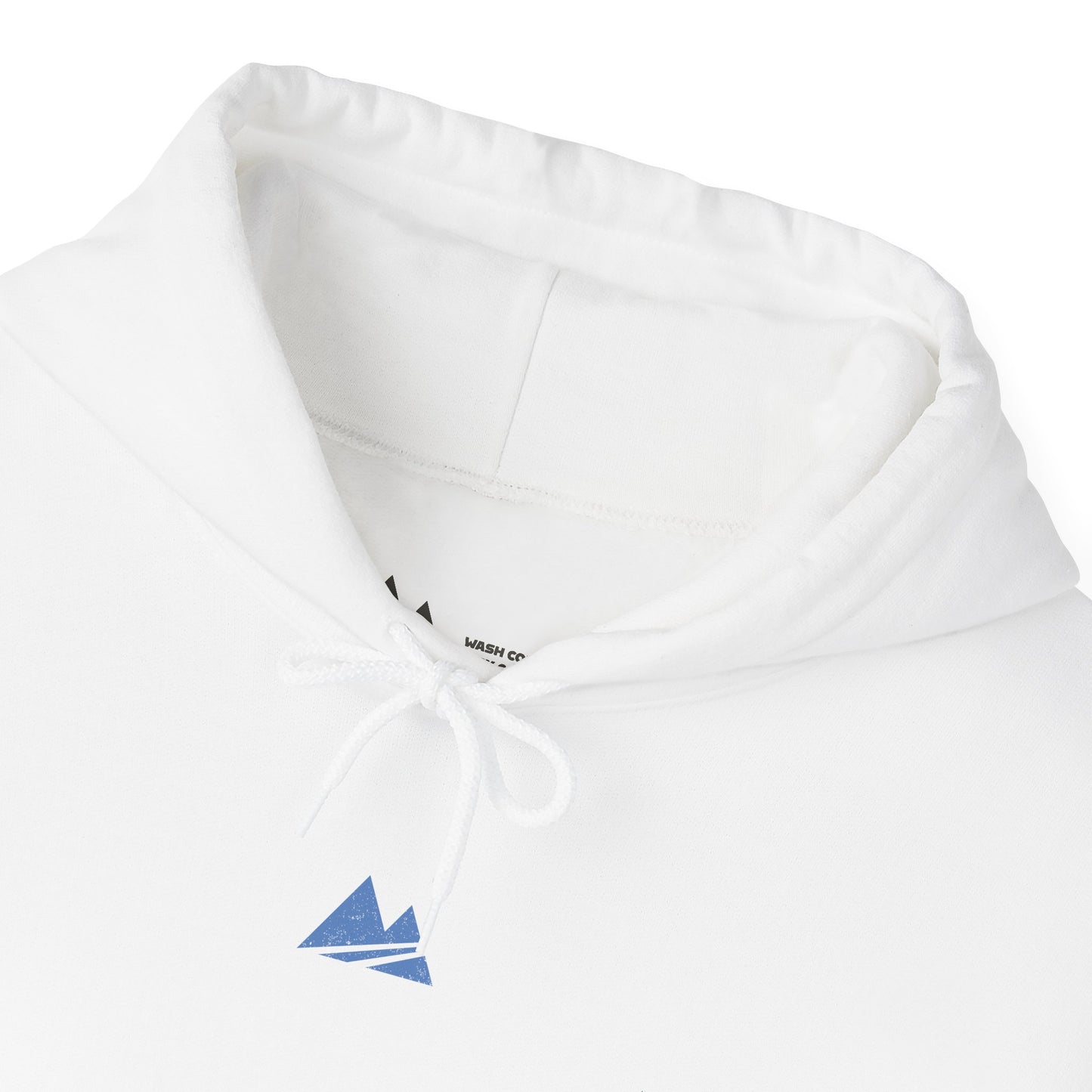 "Classic Hoodie" - White + Blue